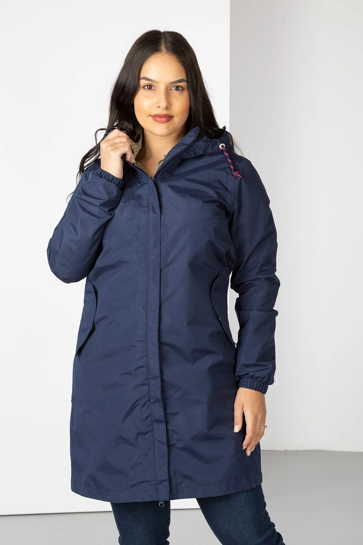 Ladies 3/4 Length Waterproof Jacket