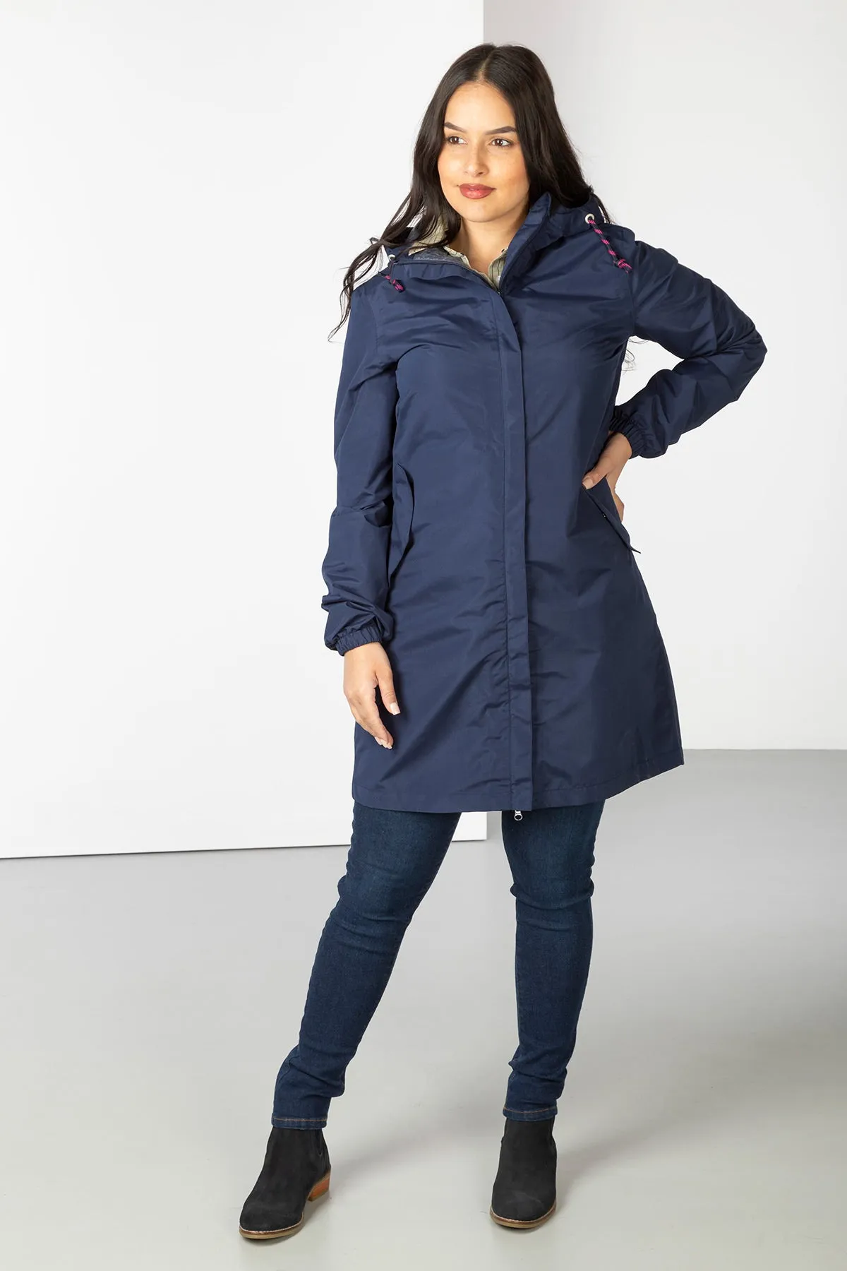 Ladies 3/4 Length Waterproof Jacket