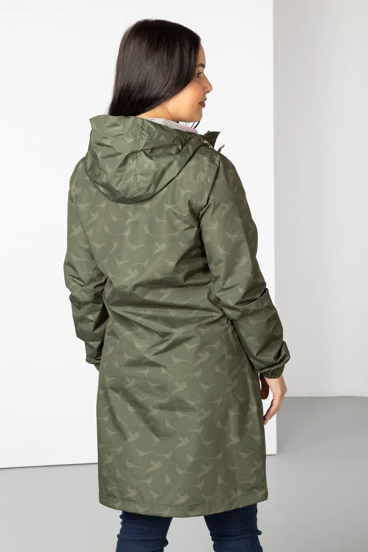 Ladies 3/4 Length Waterproof Jacket