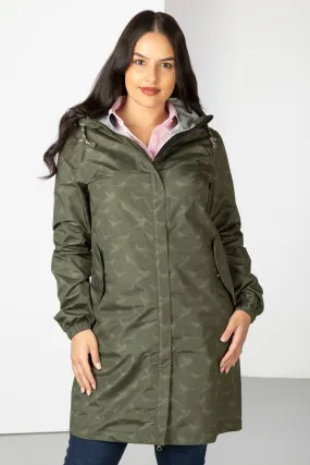 Ladies 3/4 Length Waterproof Jacket