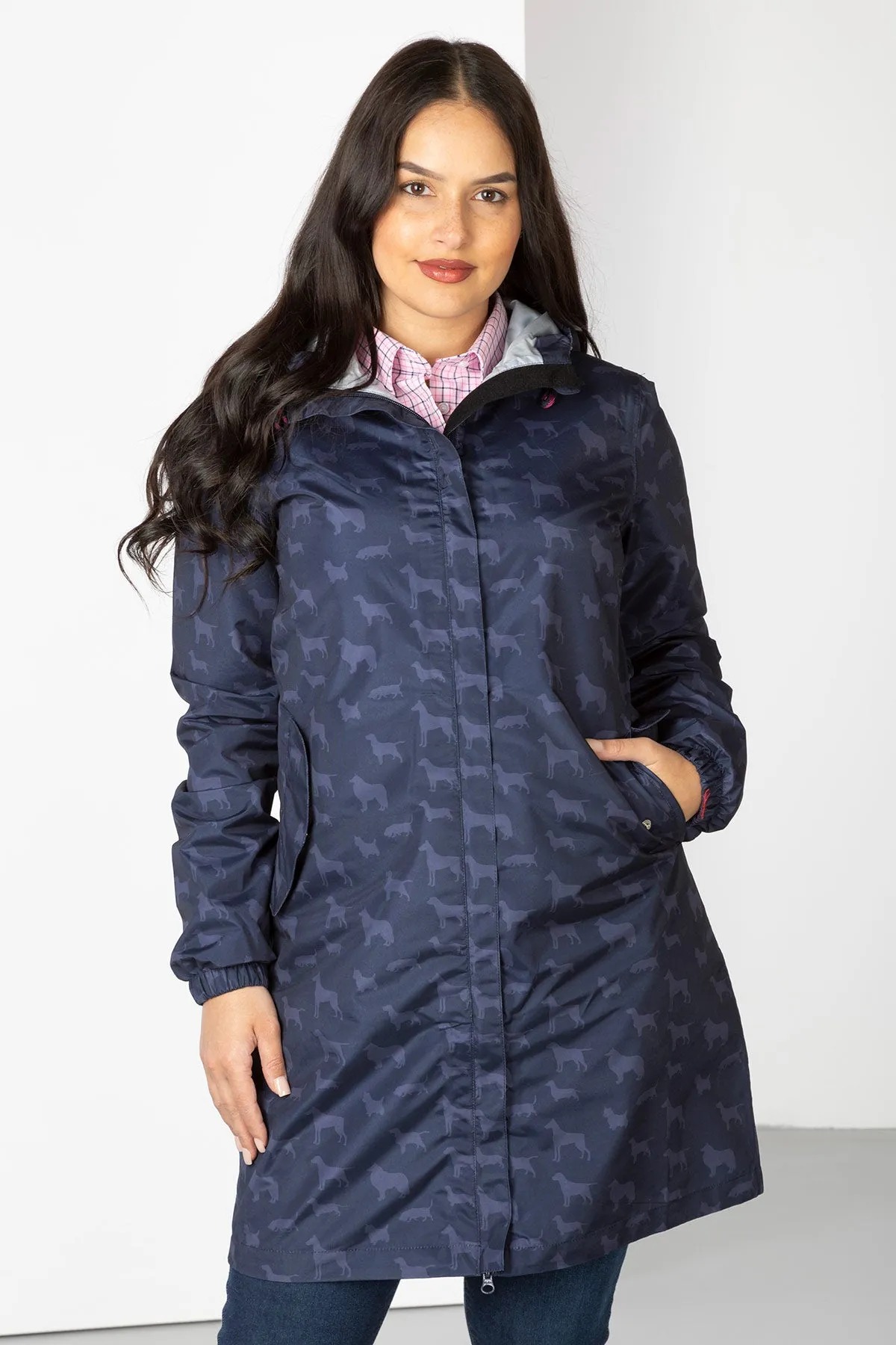 Ladies 3/4 Length Waterproof Jacket