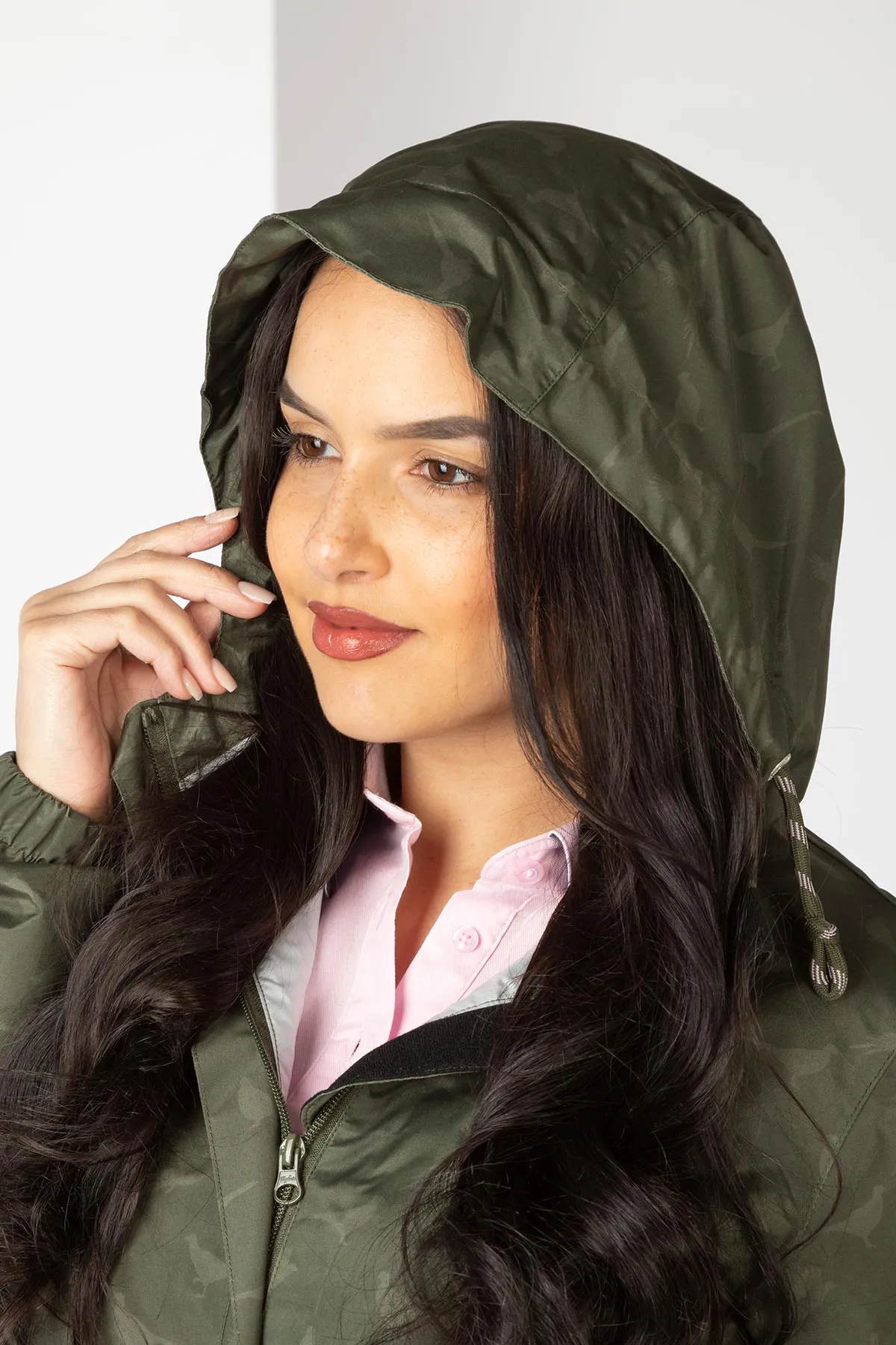 Ladies 3/4 Length Waterproof Jacket