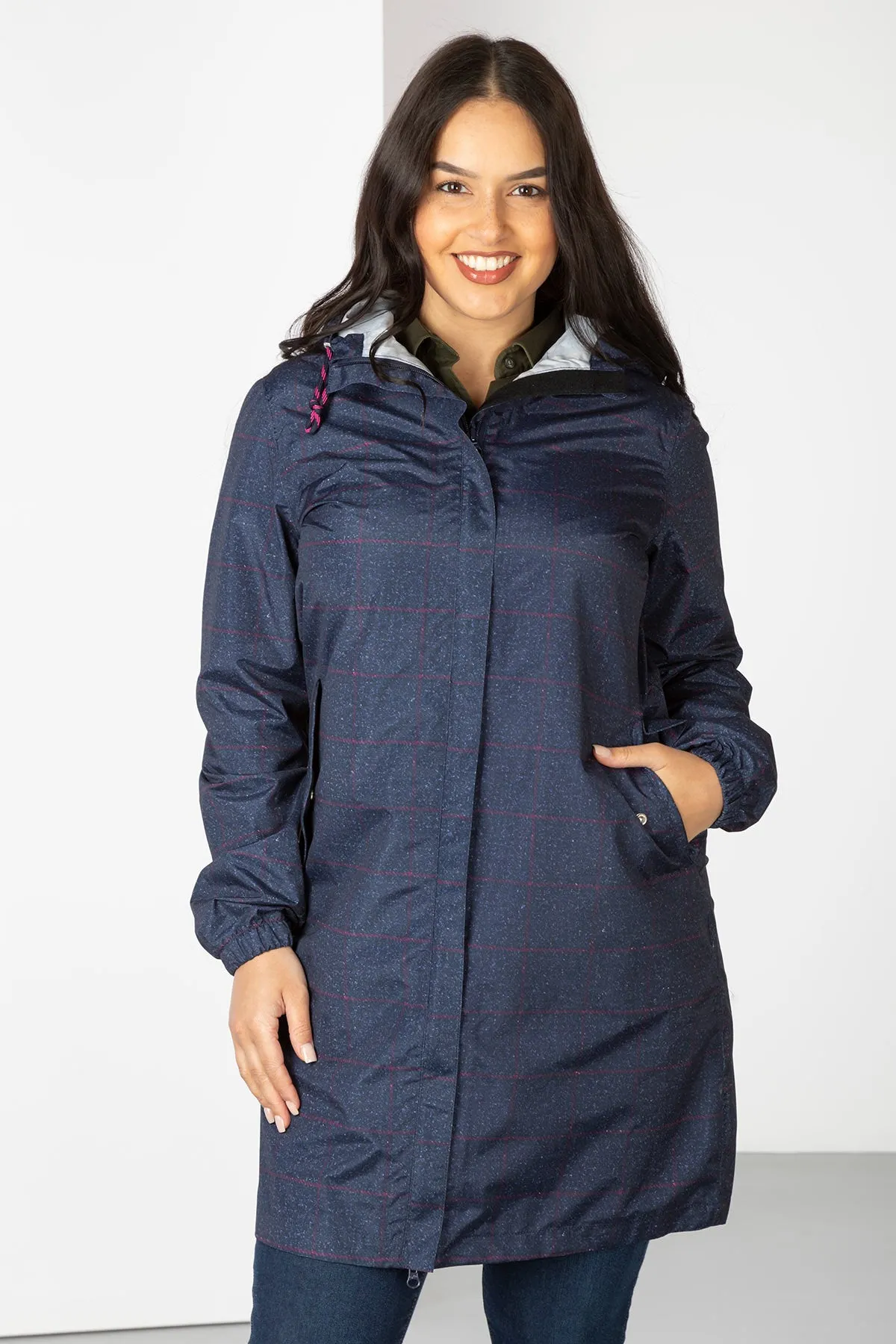 Ladies 3/4 Length Waterproof Jacket