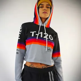 Ladies VHS Classic Cropped Hoodie