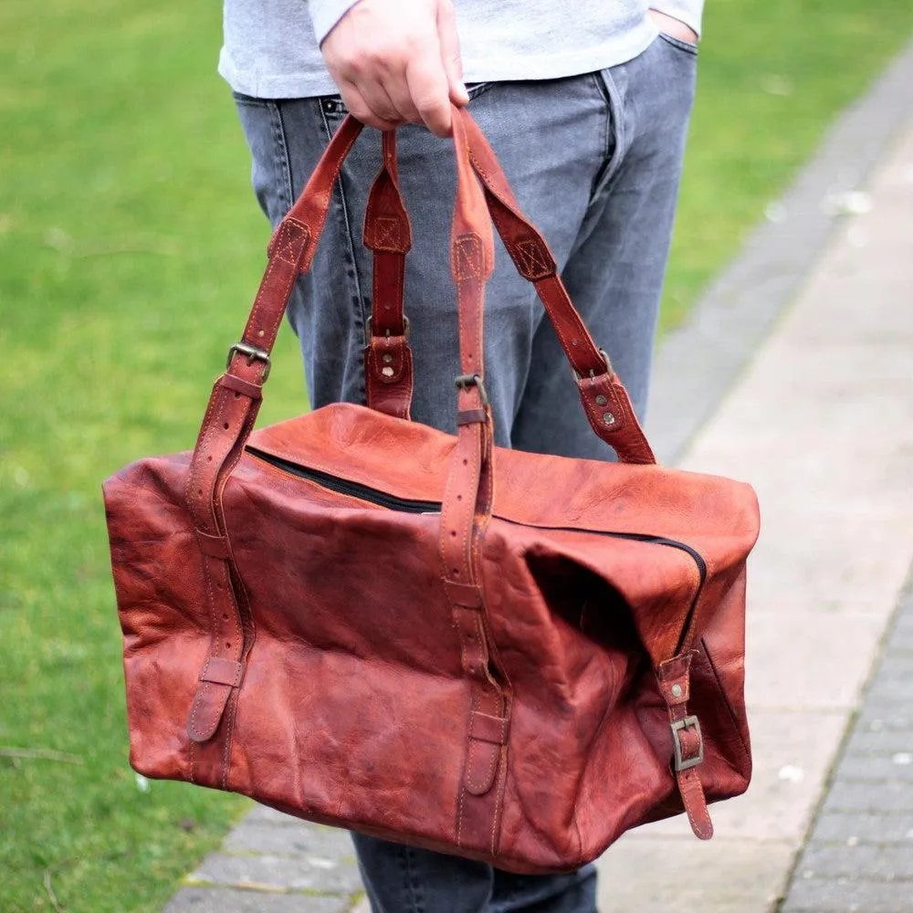 Leather Vintage Weekend Bag