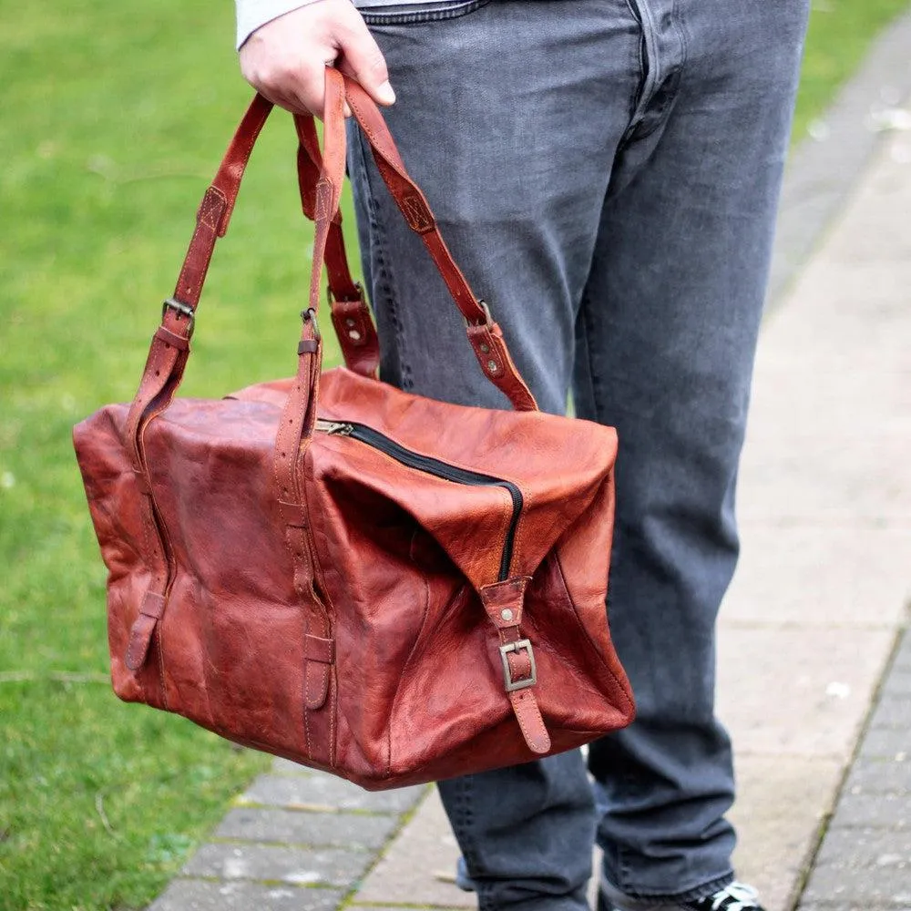 Leather Vintage Weekend Bag