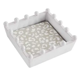 Leopard Cocktail Napkin Holder Set