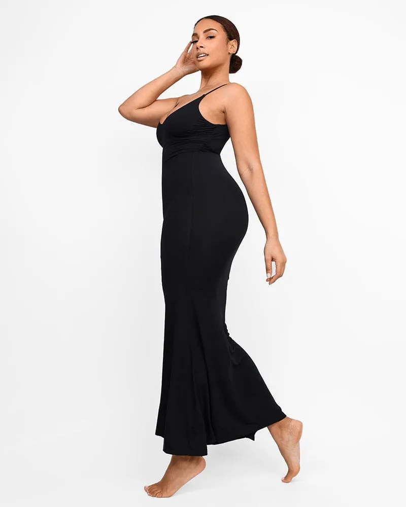 Long Slip Shaping Maxi Dress