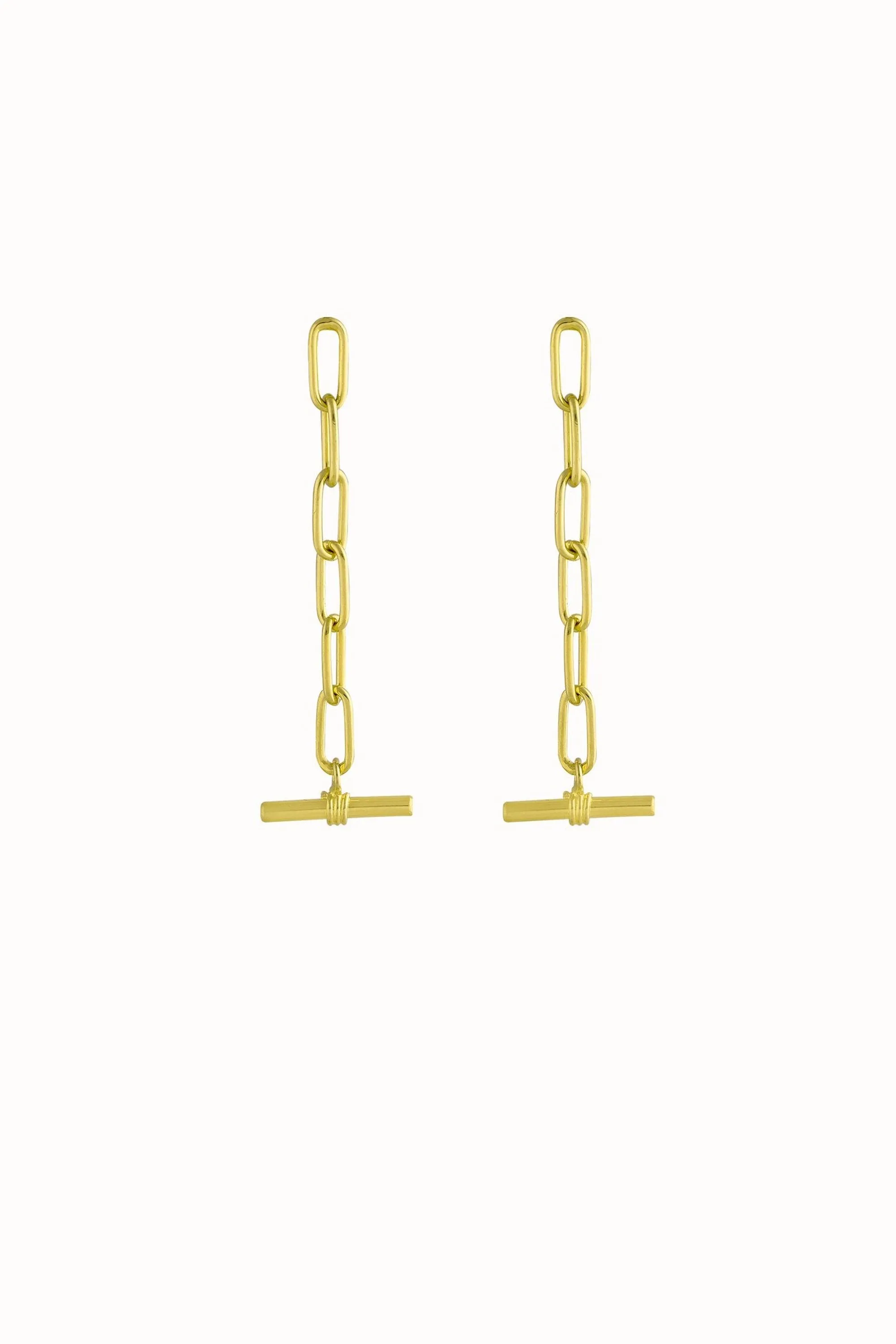 lore earrings gold