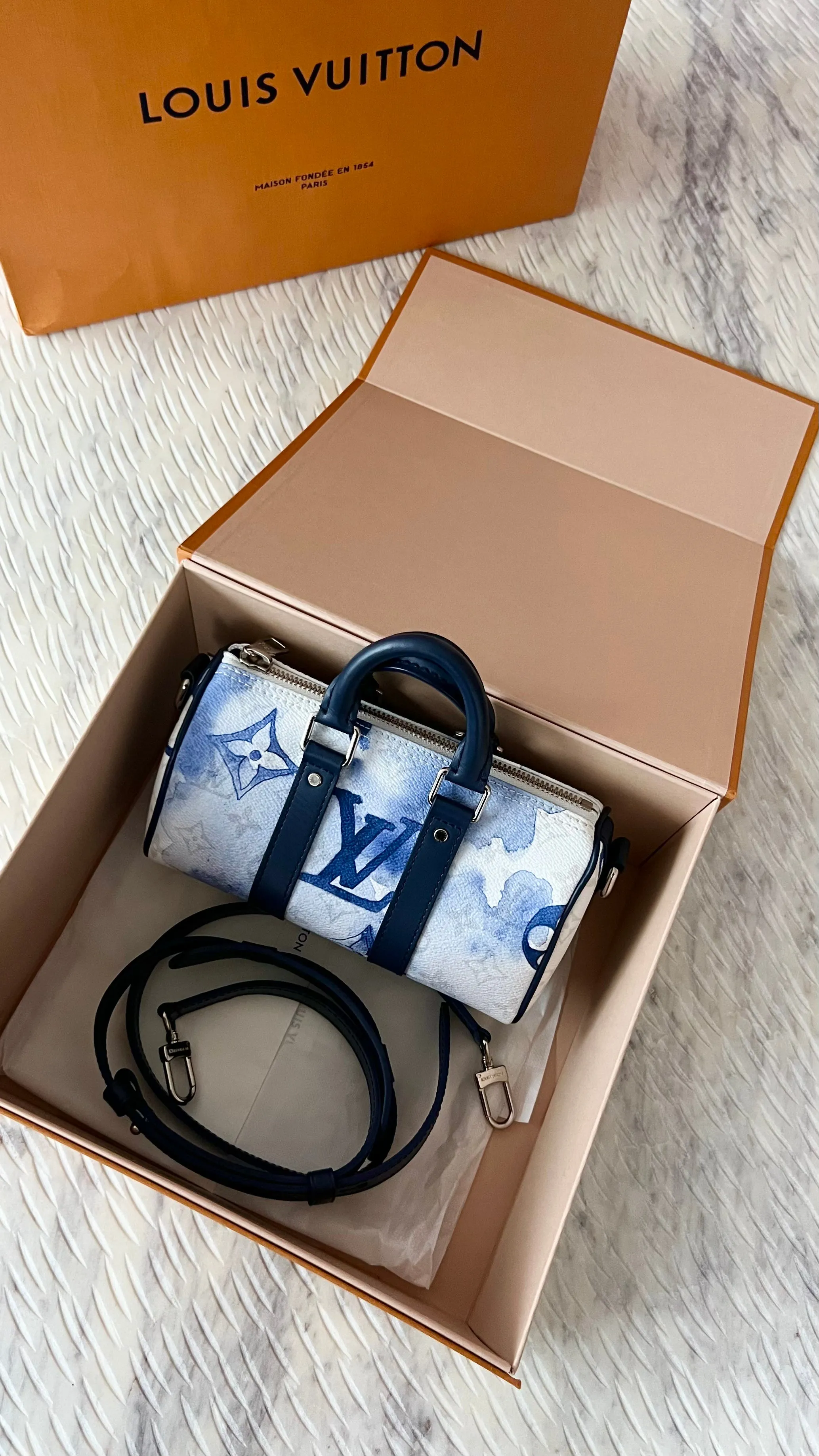 Louis Vuitton Watercolor Keepall XS Bag