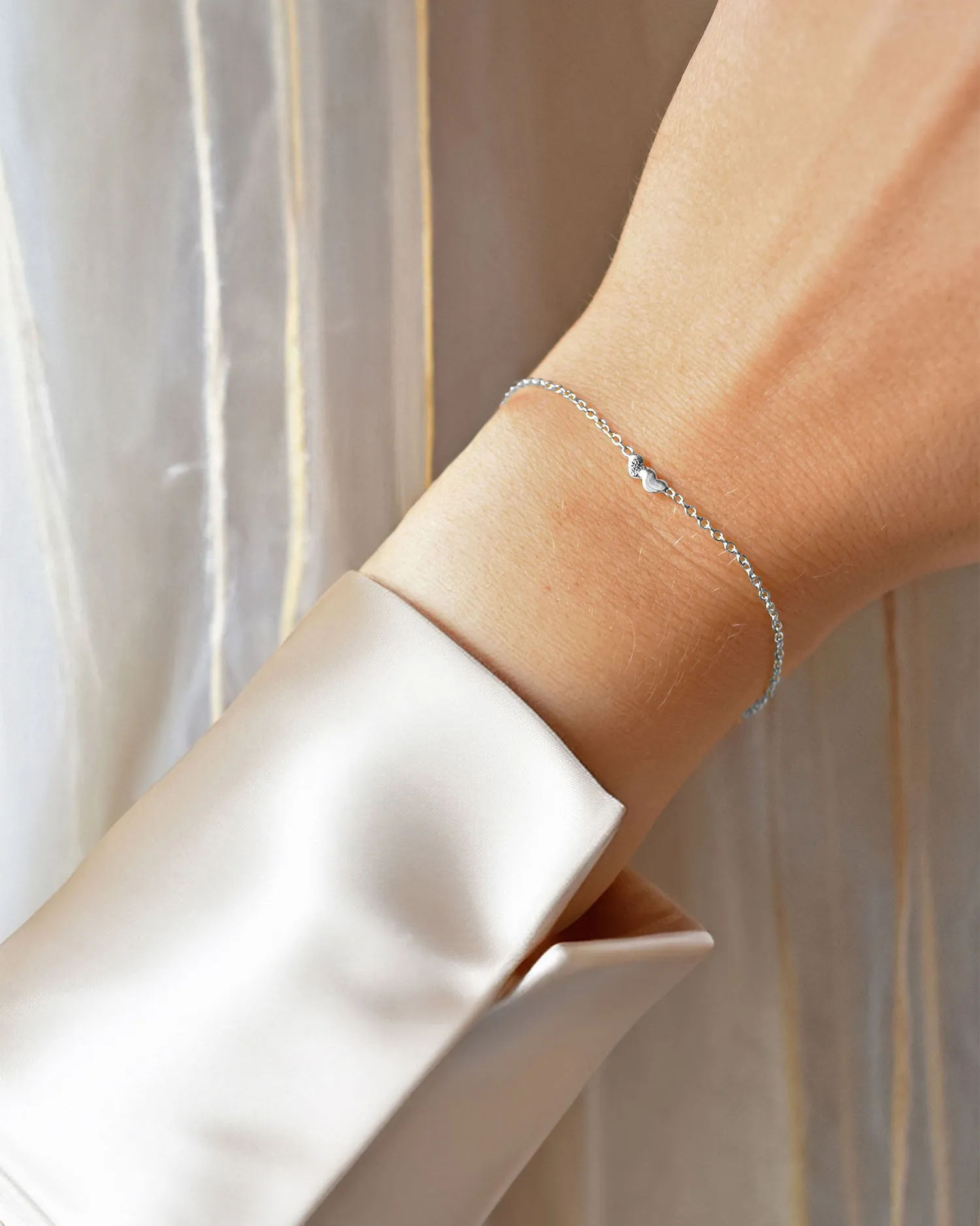 Loving Heart bracelet silver