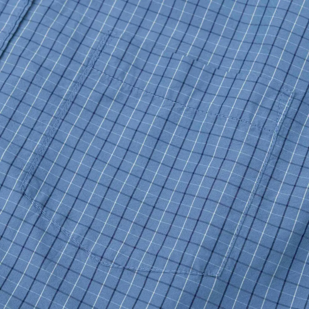 MADNESS MADNESS CHECKED SHIRT-BLUE