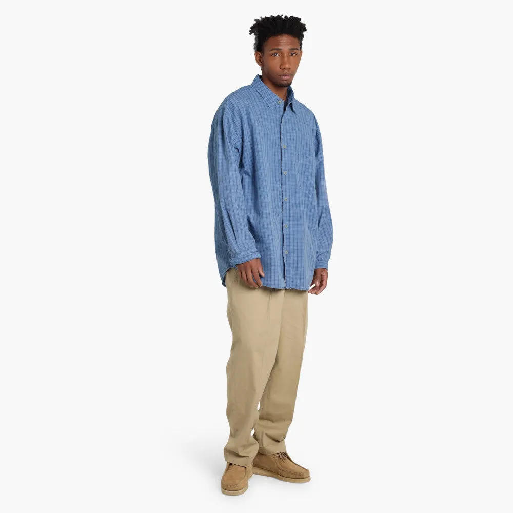 MADNESS MADNESS CHECKED SHIRT-BLUE