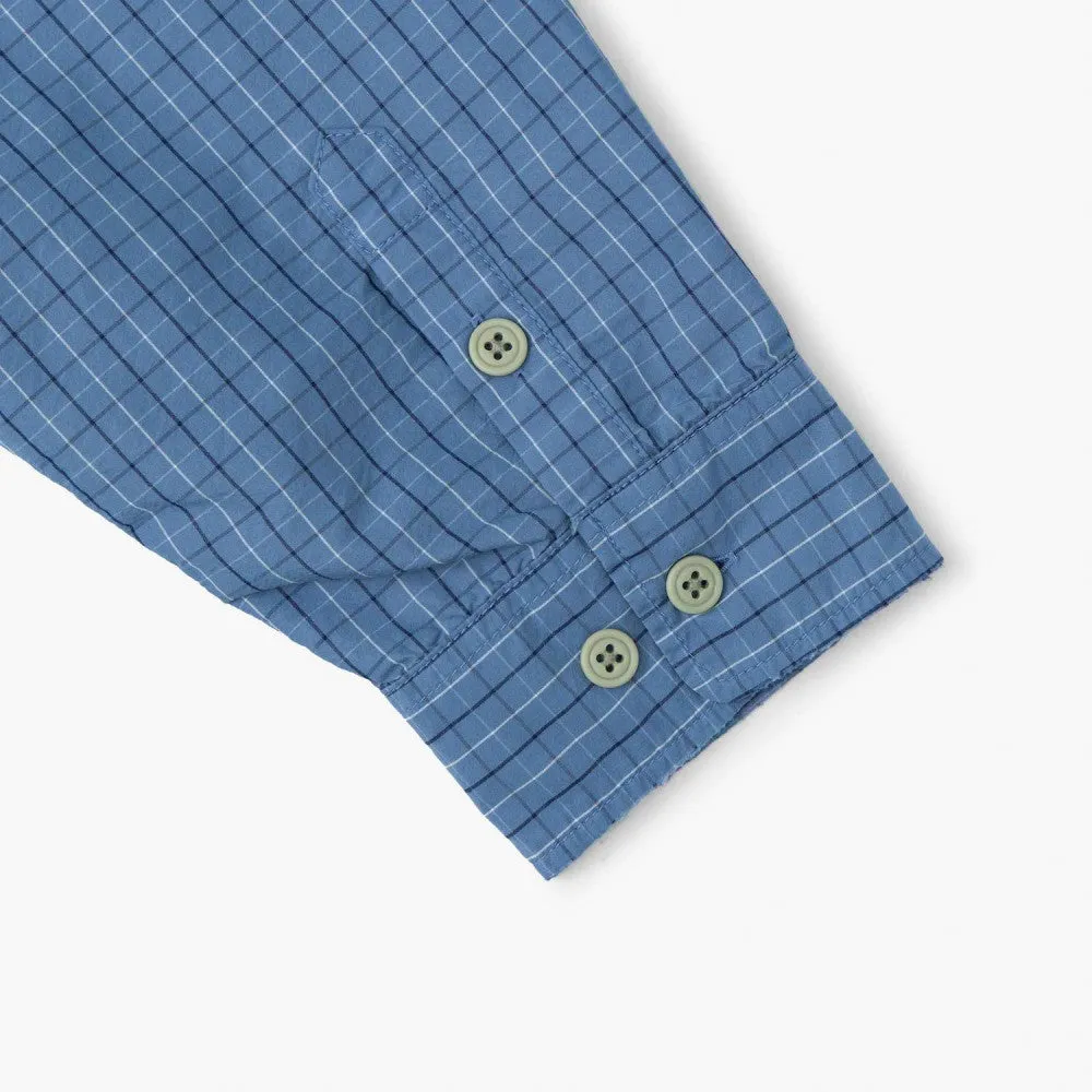 MADNESS MADNESS CHECKED SHIRT-BLUE