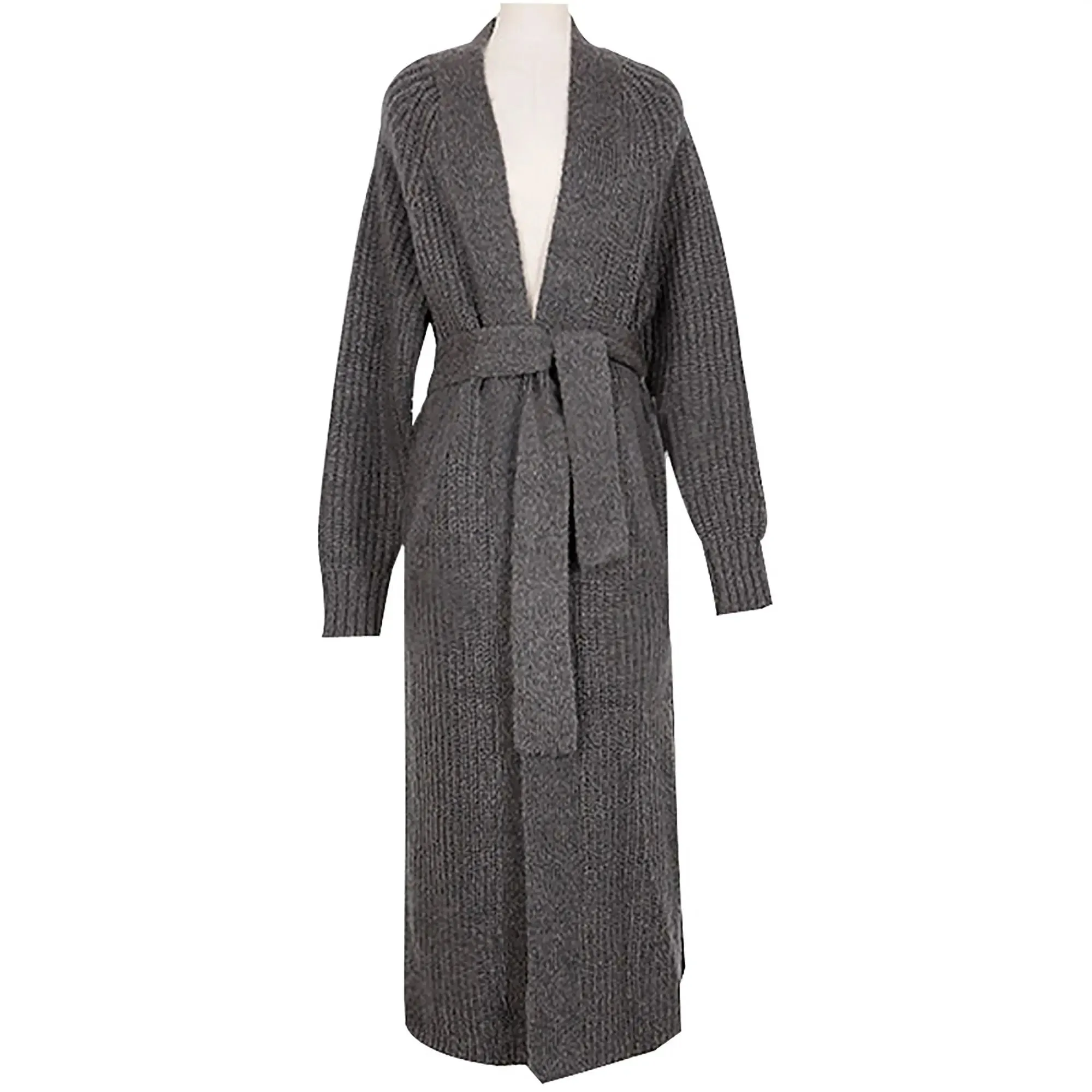 Maxi Knitted Belted Cardigan