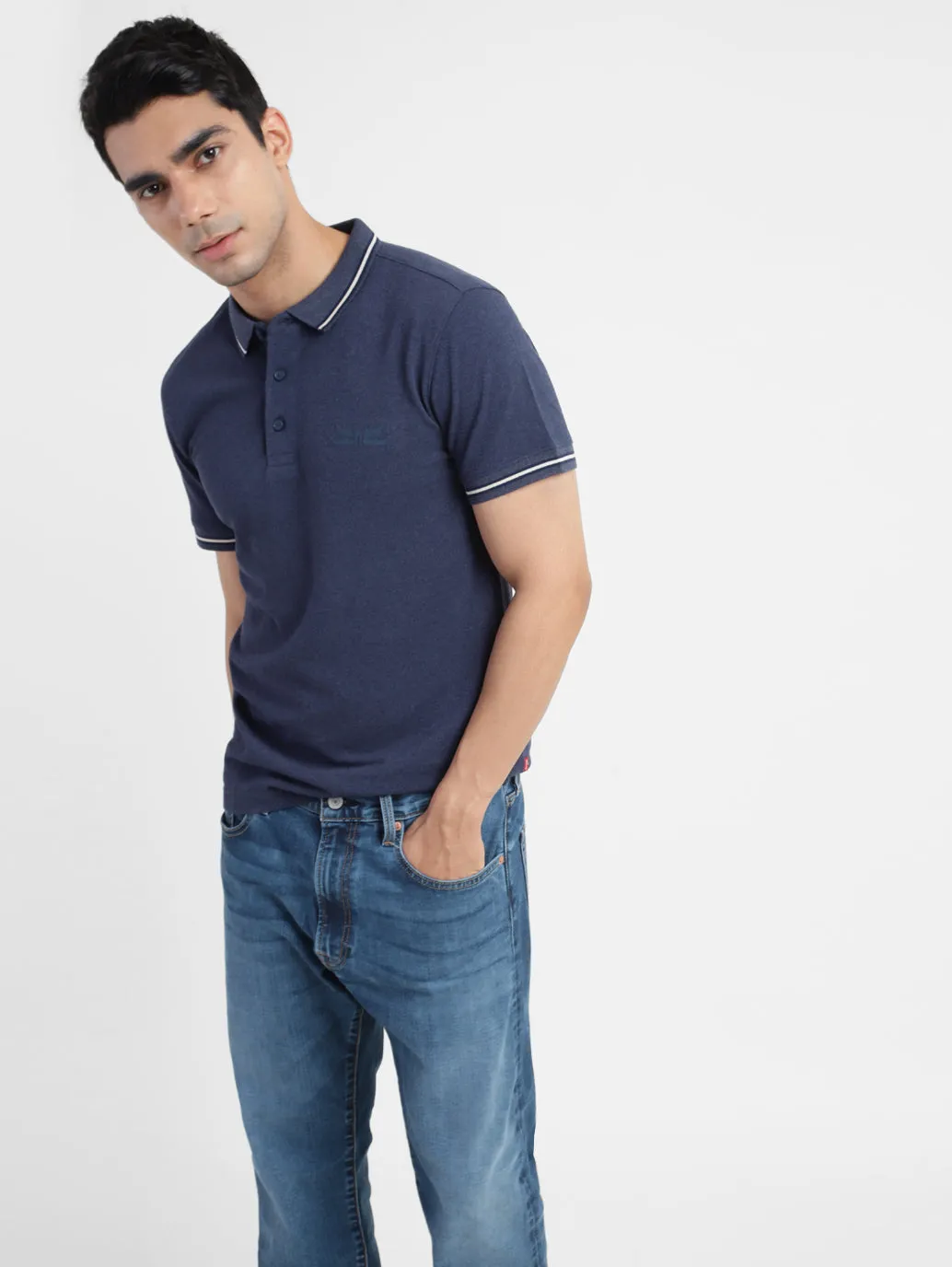 Men's Blue Polo T-Shirt