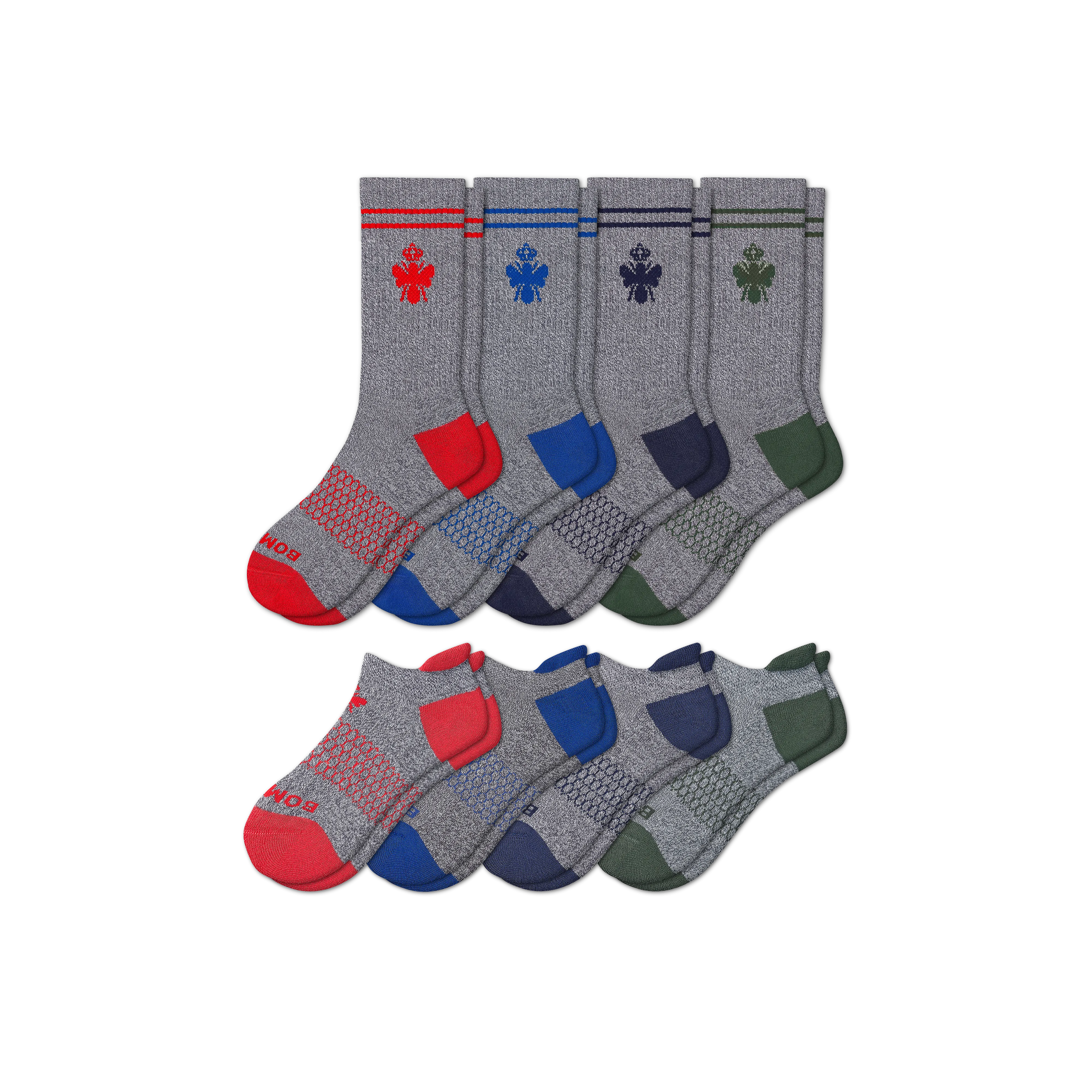 Men's Calf & Ankle Sock 8-Pack