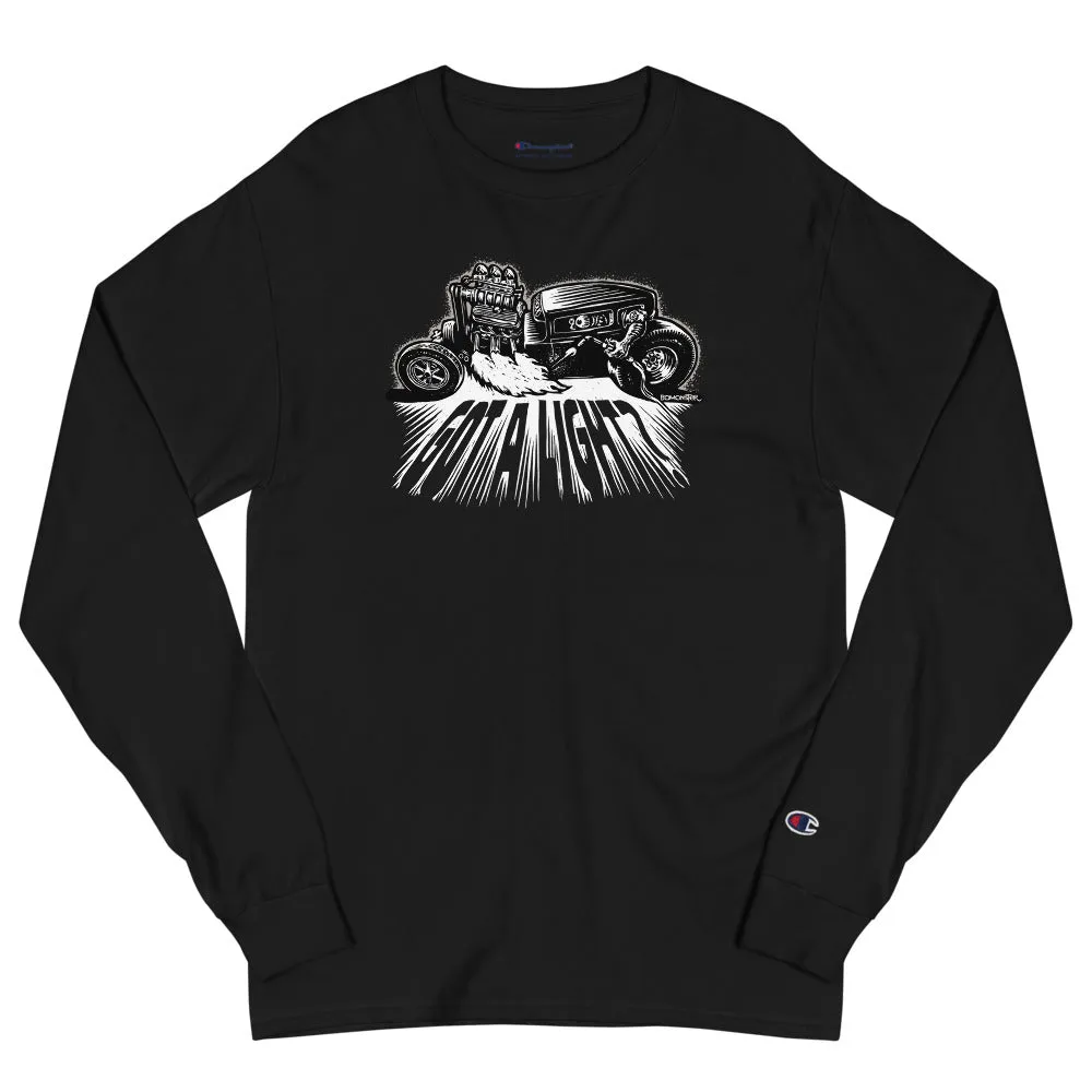 Men's Champion Long Sleeve Shirt "Got A Light?"