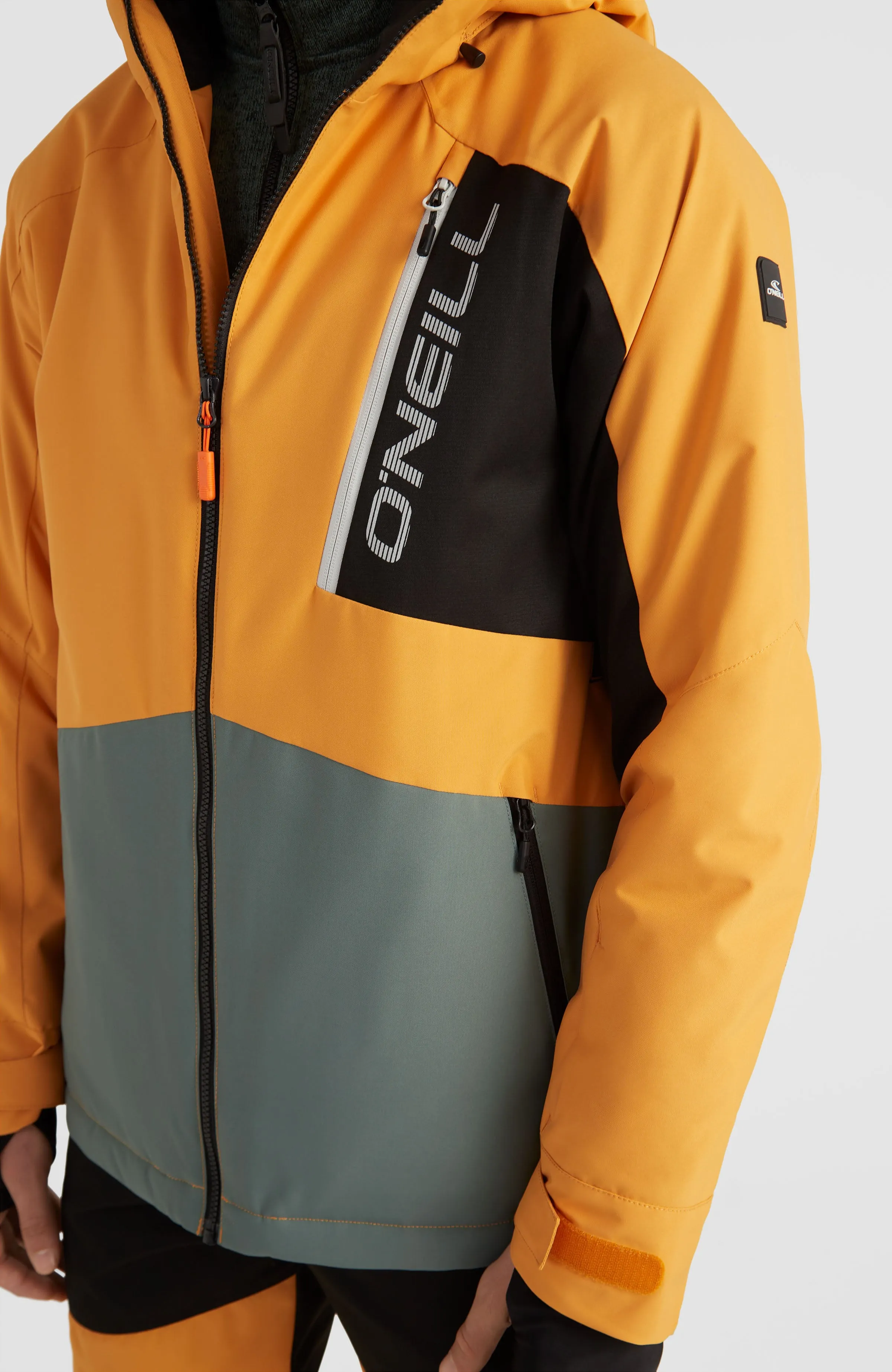 Men's Jigsaw Snow Jacket - Nugget Colour Block