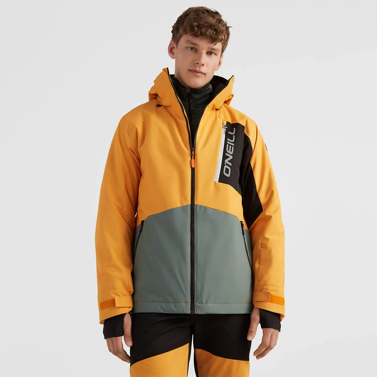 Men's Jigsaw Snow Jacket - Nugget Colour Block