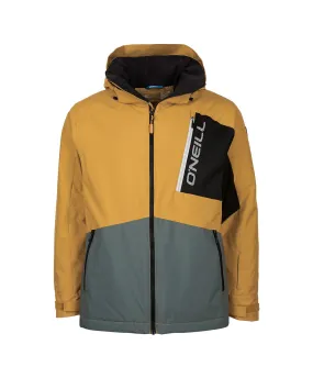 Men's Jigsaw Snow Jacket - Nugget Colour Block