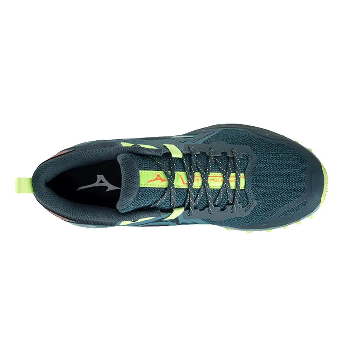 Mens Mizuno Wave Mujin 8 - Tapestry / Misty Blue / Neon Lime