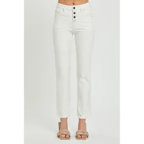 Mid-Rise Tummy Control Tapered Pant