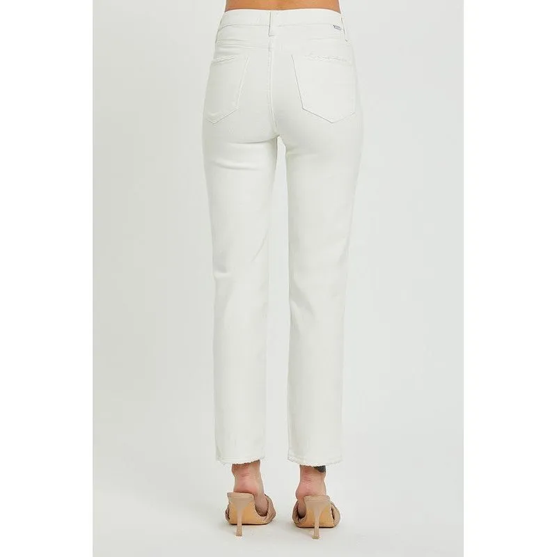 Mid-Rise Tummy Control Tapered Pant