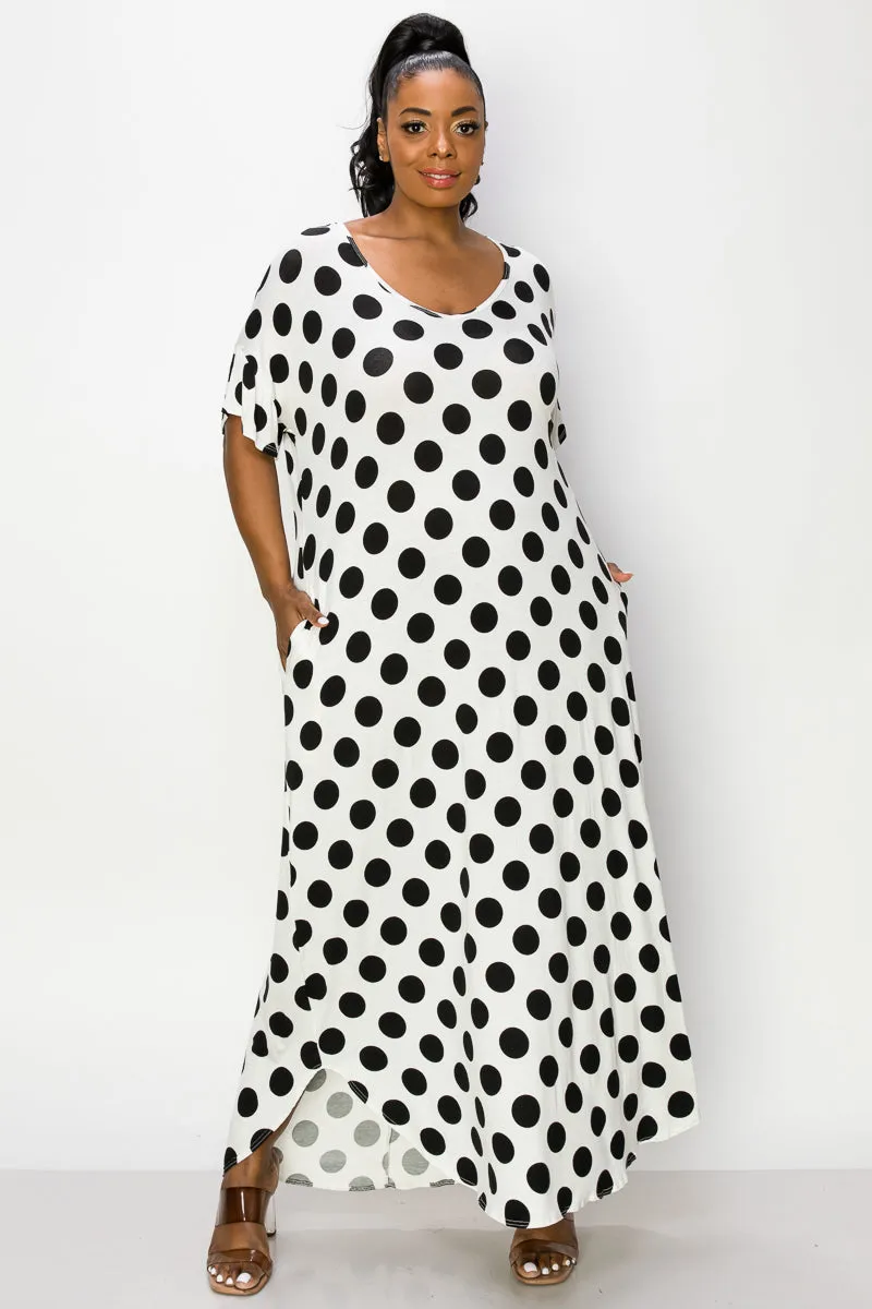 Monica Polka Dot Dress