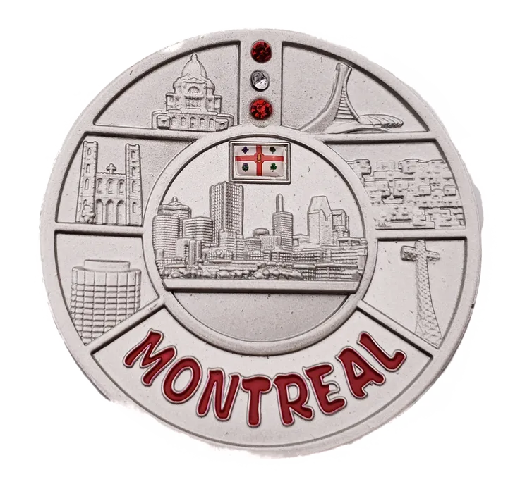 Montreal metal Magnet.