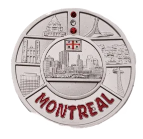 Montreal metal Magnet.