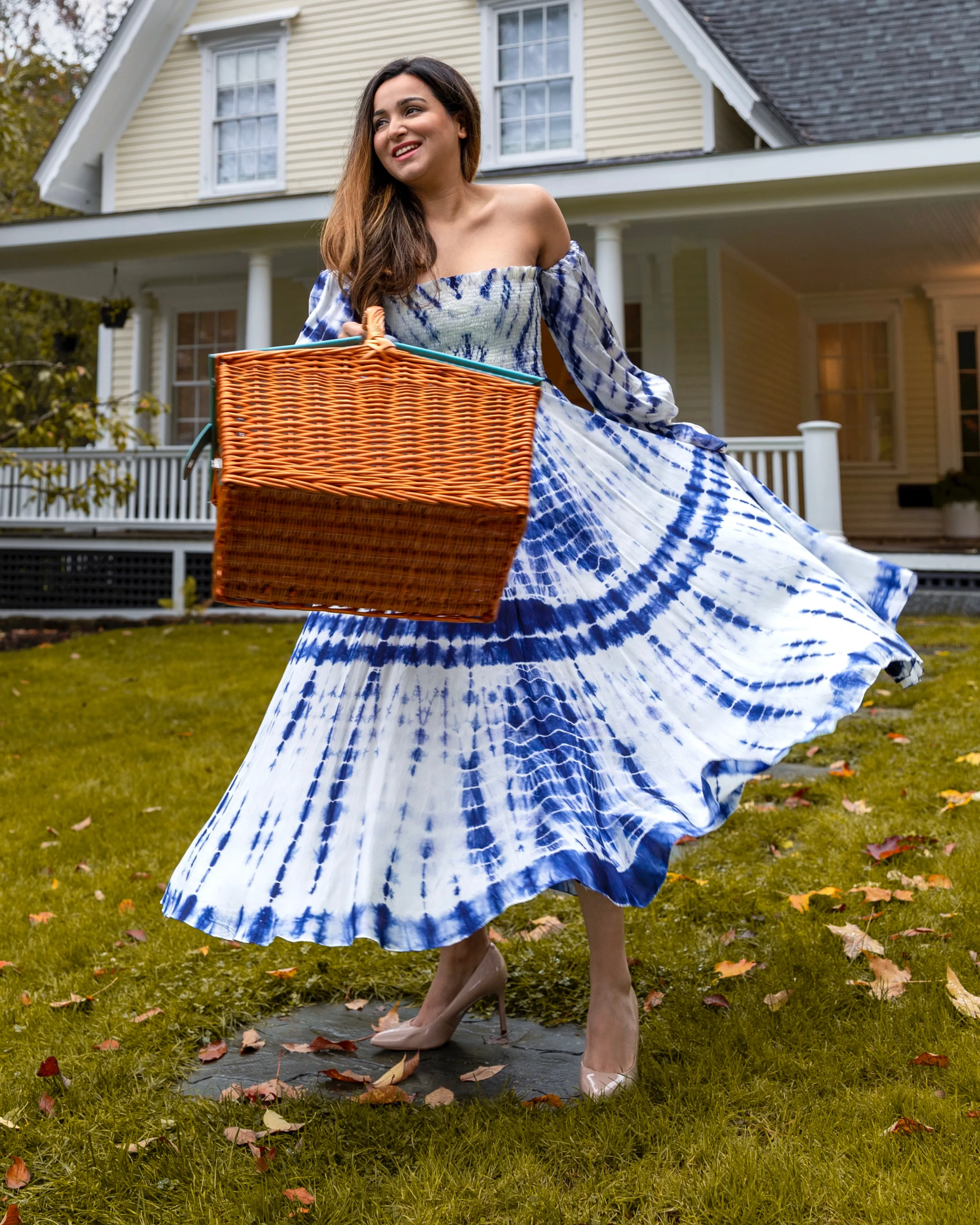 Morning Mist Tie & Dye Dress