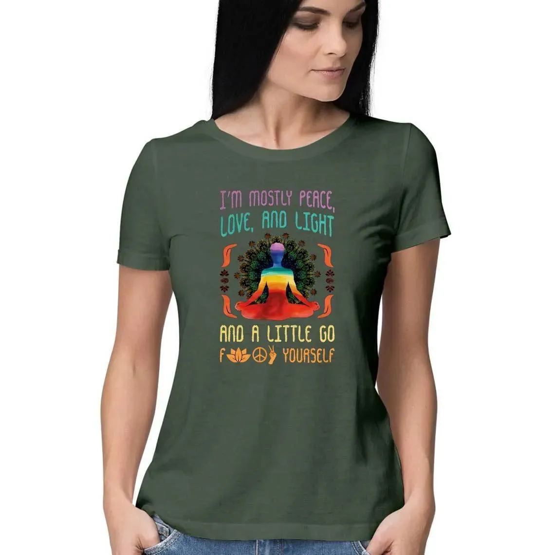 Mostly Saint Round Neck T-shirt for women