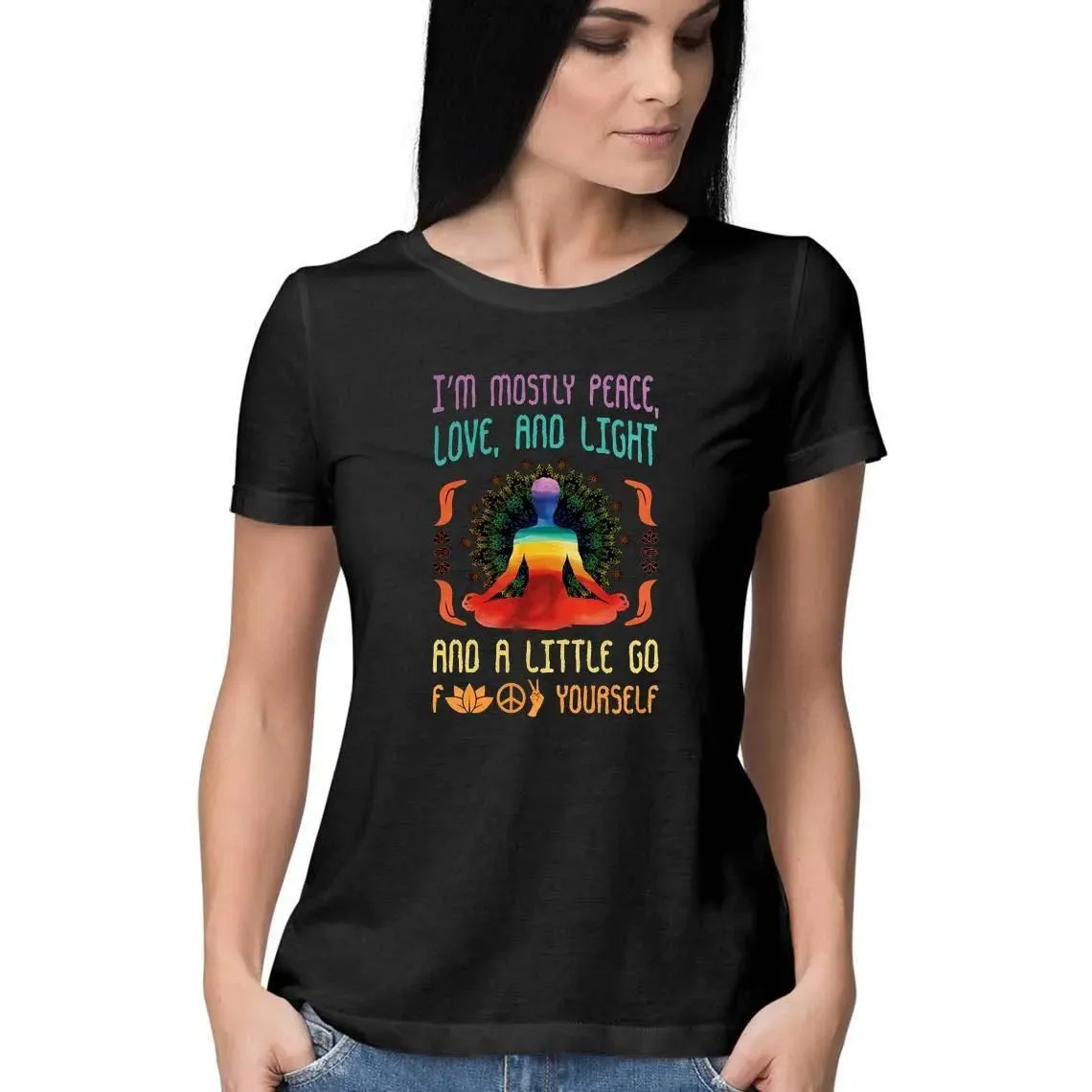 Mostly Saint Round Neck T-shirt for women