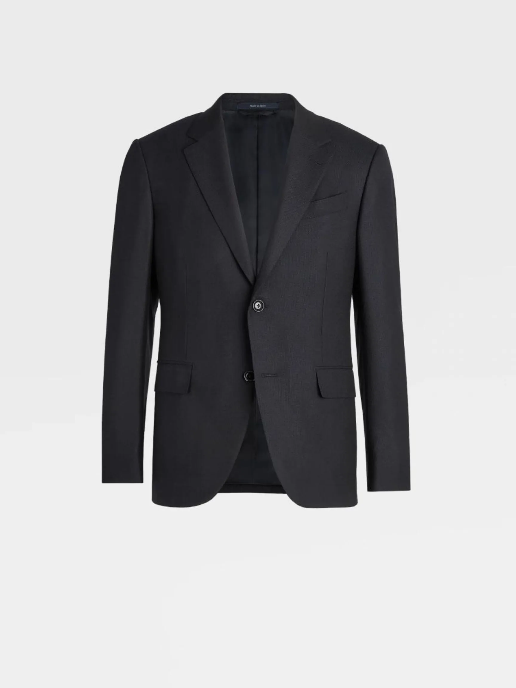 Navy Blue Trofeo Comfort Wool & Silk Jacket