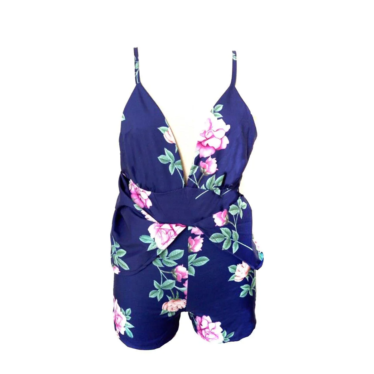 NEVA’S NAVY FLORAL ROMPER