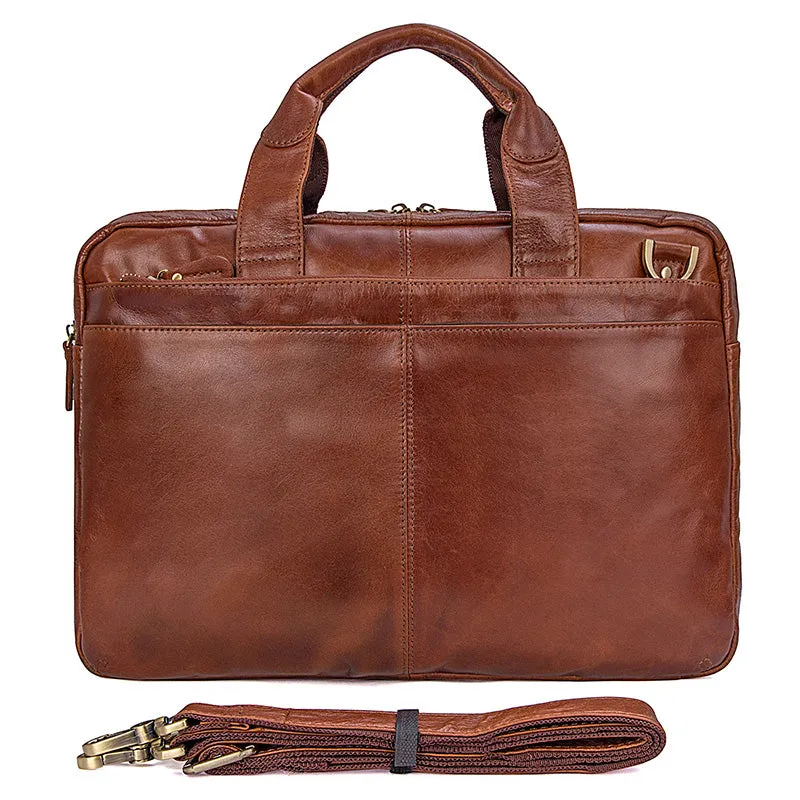 Norfolk Genuine Leather Messenger Bag