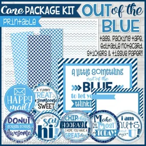 Out of the Blue {Care Package Kit} PRINTABLE