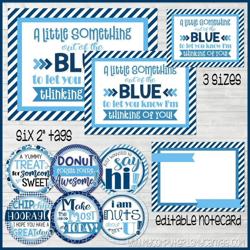 Out of the Blue {Care Package Kit} PRINTABLE