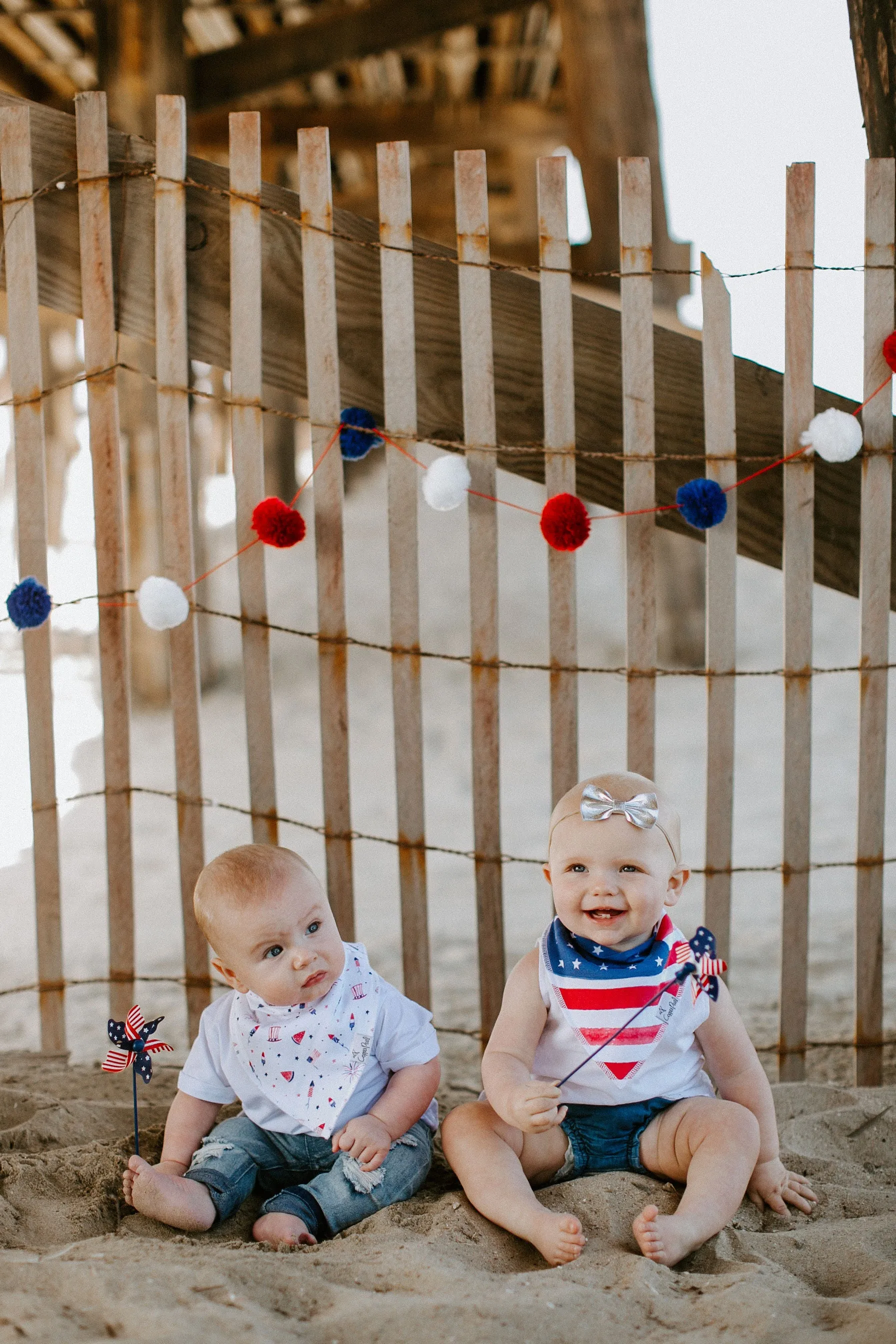 Patriot Bandana Bib Set