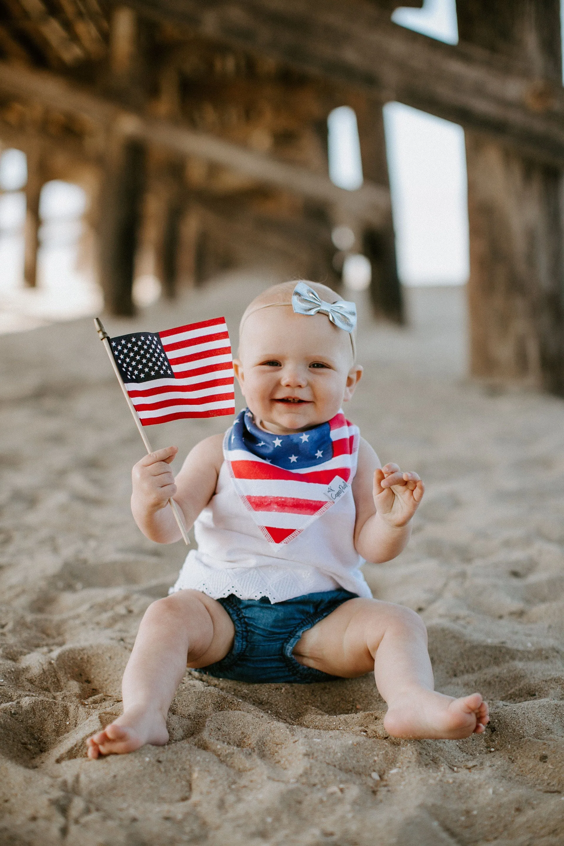 Patriot Bandana Bib Set