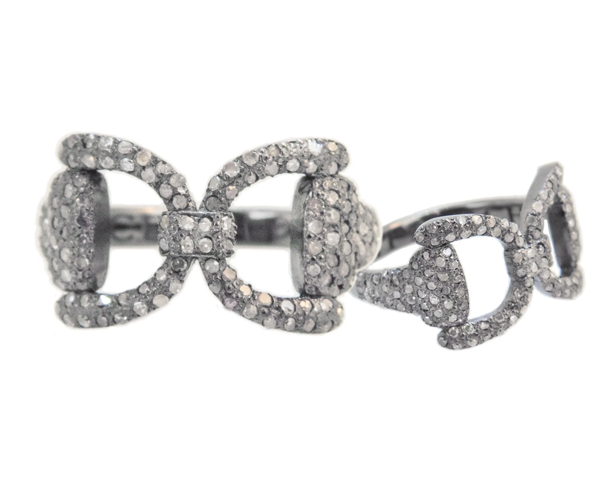 Pave Tied Bit Ring