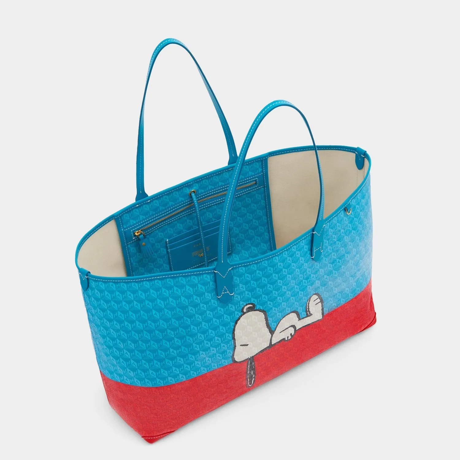 Peanuts I am a Plastic Bag Snoopy Tote