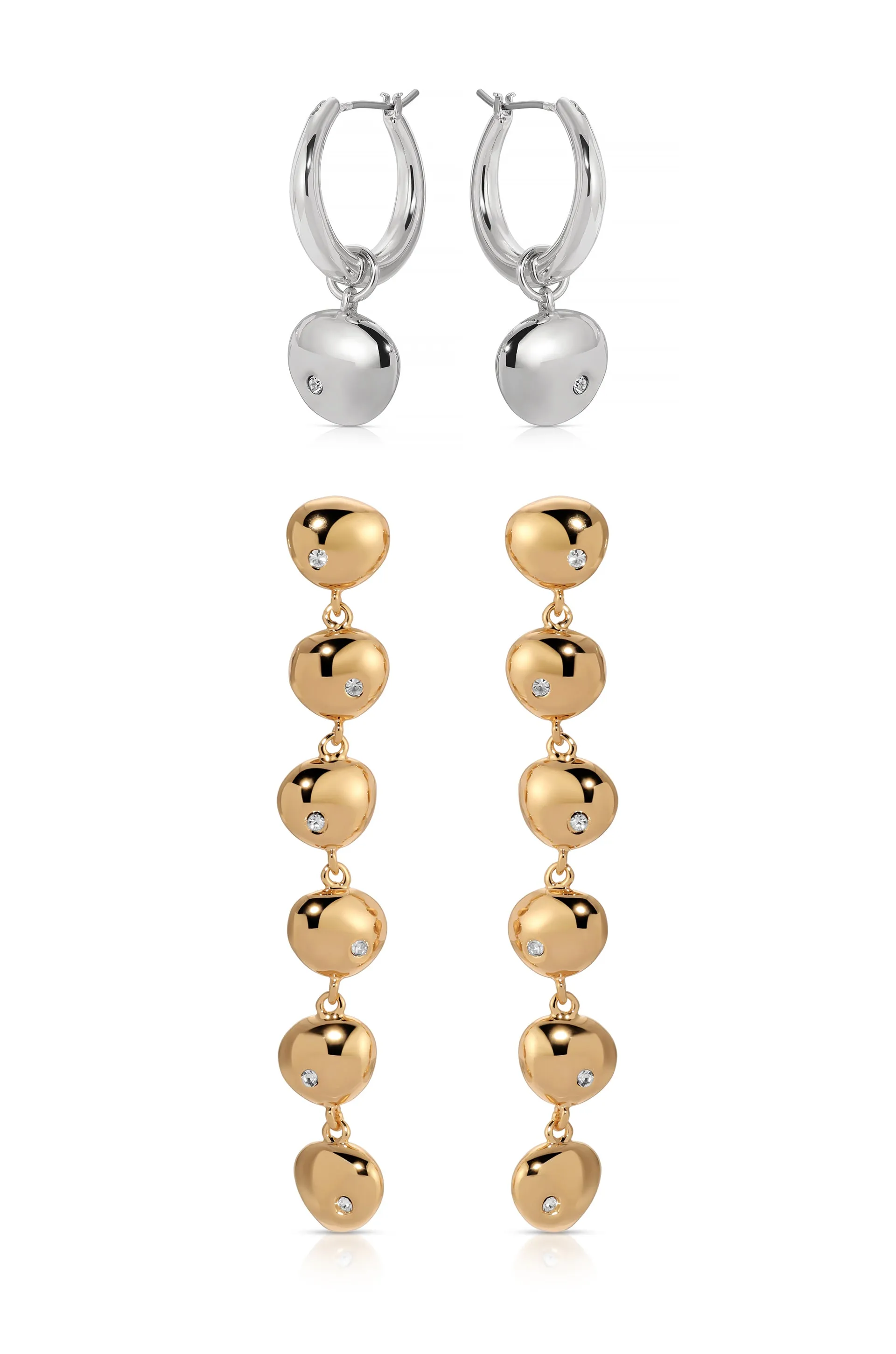 Pebble Earring Set