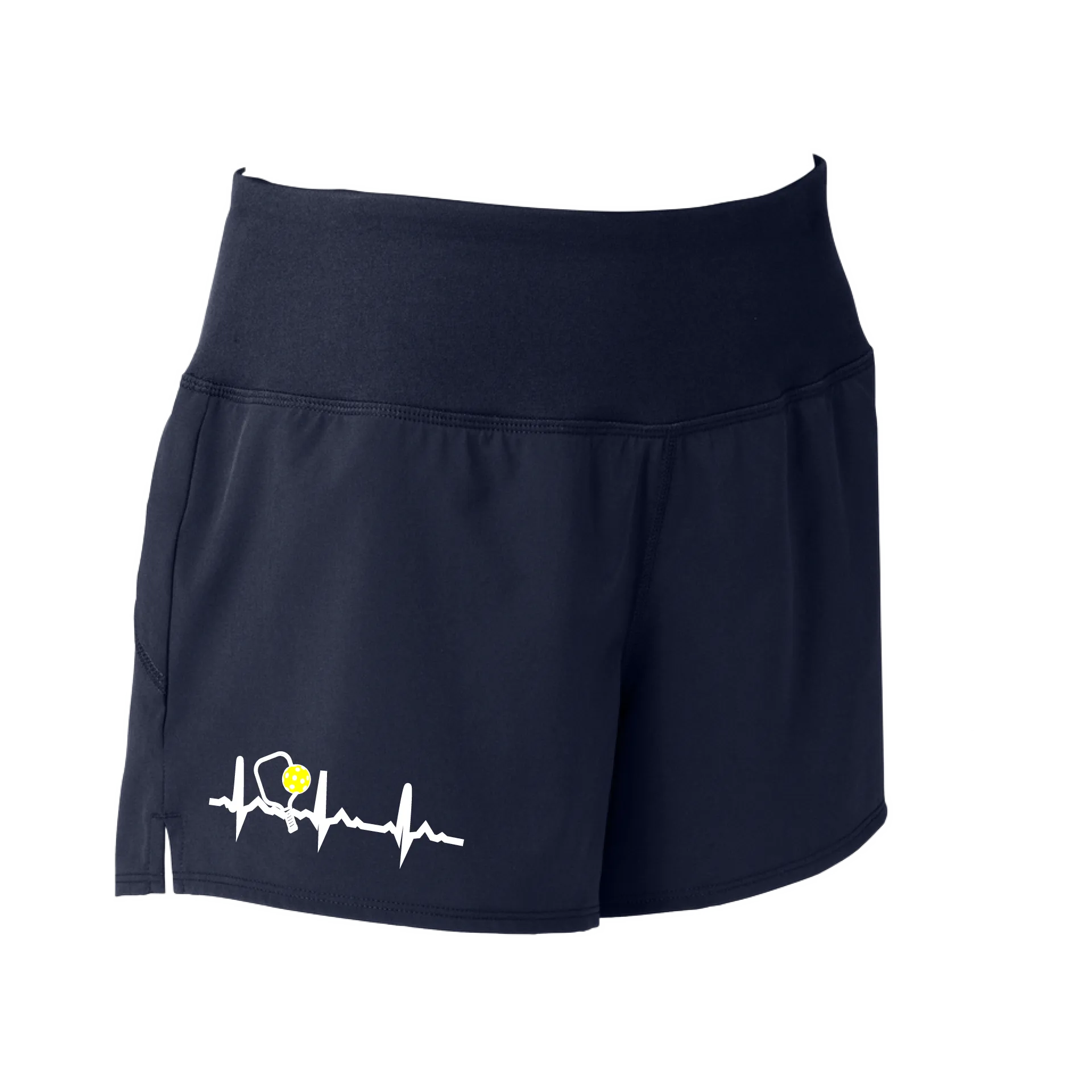 Pickleball Heartbeat EKG | Women's Pickleball Shorts