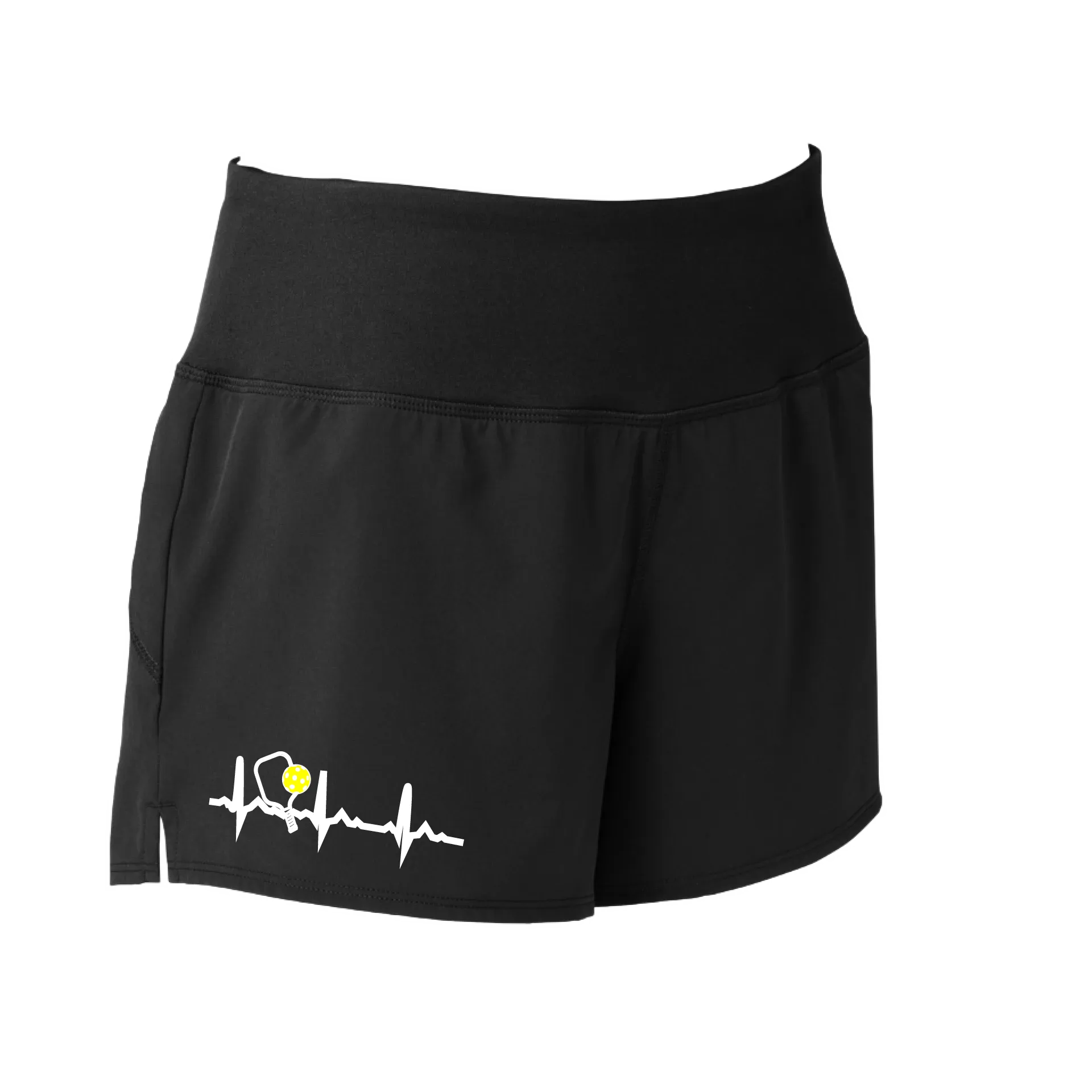 Pickleball Heartbeat EKG | Women's Pickleball Shorts