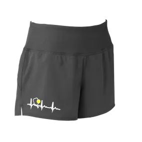 Pickleball Heartbeat EKG | Women's Pickleball Shorts