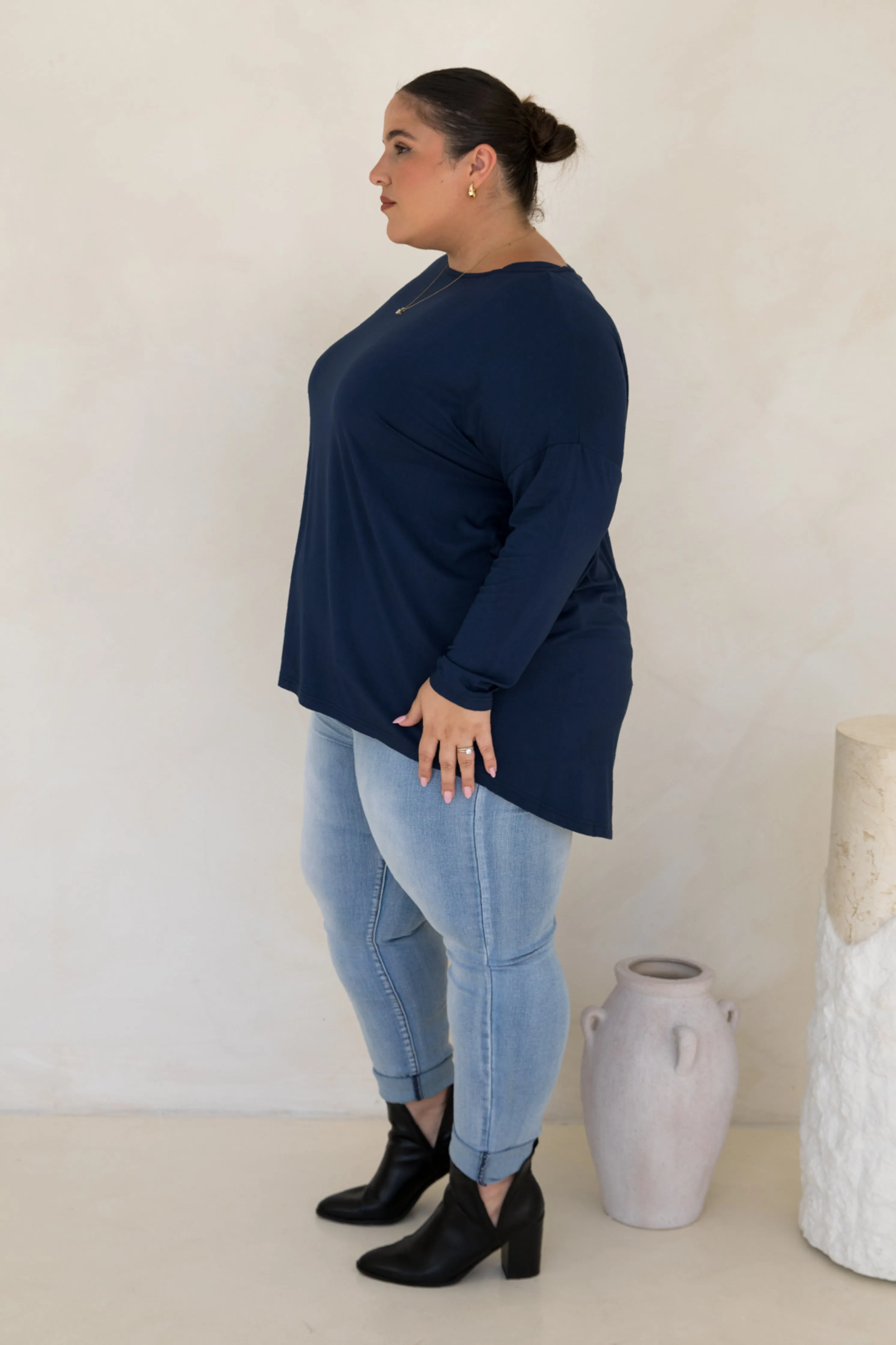 Pippa Top in Navy