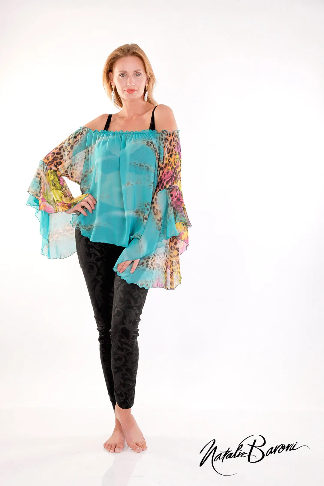 Poet Sleeve Top - Venezia