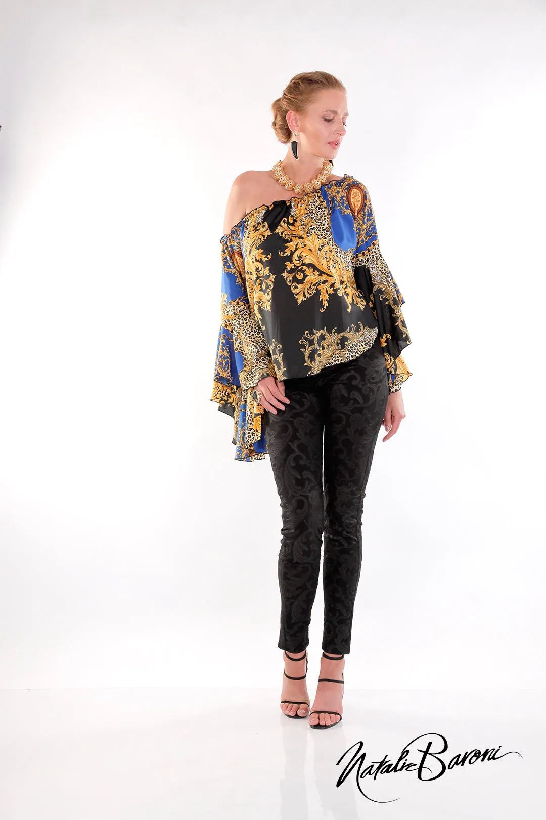 Poet Sleeve Top - Venezia